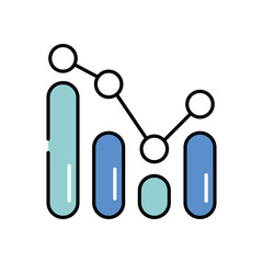 Growth vector icon stock illustration