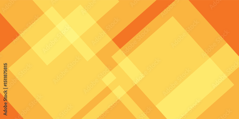 Poster abstract orange and yellow geometric background. dynamic shapes composition. cool background design 