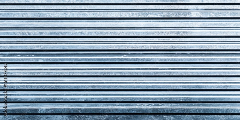 Poster metallic texture: a close-up shot of a weathered, industrial metal surface, revealing a rhythmic pat