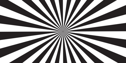  sunburst pattern black and gray design. Vintage sunrays illustration swirl line. sun beam vector banner design pop art comic burst gradient concept pattern.	
