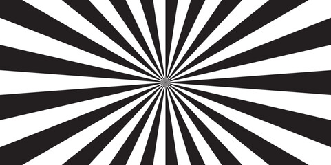  sunburst pattern black and gray design. Vintage sunrays illustration swirl line. sun beam vector banner design pop art comic burst gradient concept pattern.	

