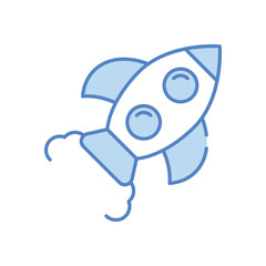 Startup vector icon stock illustration