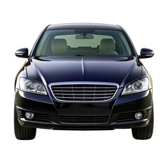 Black Car Front View