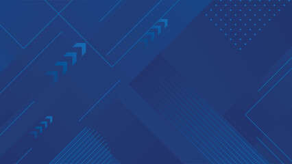 A versatile abstract blue geometric background featuring diagonal lines and arrows in a modern tech style. Perfect for presentations, web design, marketing, and digital media.
