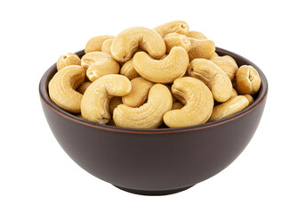 Isolated Bowl of Cashews