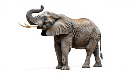 Obraz premium elephant isolated on white background