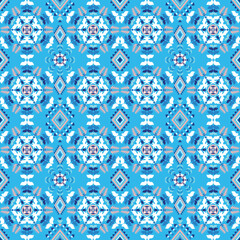 Geometric ethnic oriental pattern traditional design for background, wallpaper, wrapping, fabric, textile fashion wearing, Vector Geometric pattern illustration embroidery style. Geometric background.