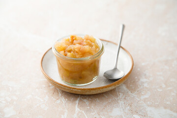 Apple puree or mousse