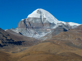 Mount Kailash landscape in winter,tibet, China