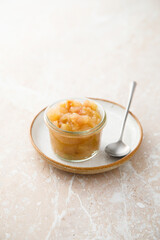 Apple puree or mousse