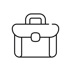 Portfolio vector icon stock illustration
