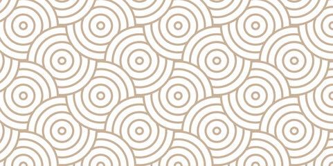 Minimal Overlapping creative diamond circle abstract wood color pattern background with waves texture. geometric digital fabric pattern circles floral lapping white retro background.	
