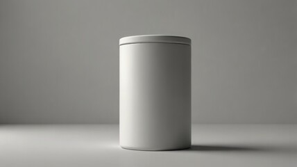 Simple White Canister Mockup