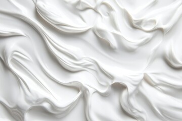 Obraz premium Creamy texture abstract design on white background