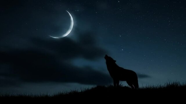 Wolves Howling At Night Images – Browse 85,528 Stock Photos