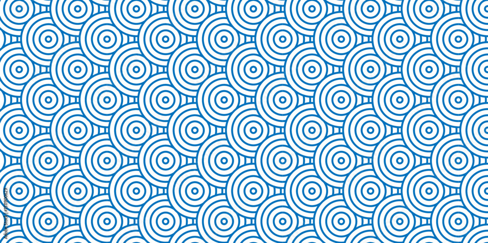 Poster minimal vector overlapping pattern minimal diamond geometric waves spiral abstract circle wave line.