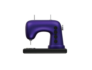 sewing machine icon 3d illustration render