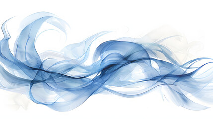 abstract wind swirl watercolor soft blue strokes watercolor