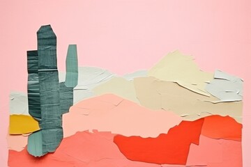 Desert art backgrounds wall.