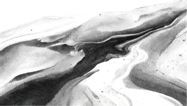 Abstract grayscale swirling patterns