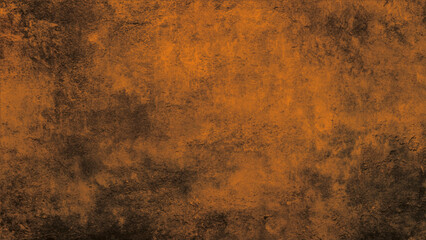 Grunge velvet solid dark Orange textured background. Banner Background, Textured Orange and Dark Cement WallBanner Background, Textured Orange and Dark Cement Wall