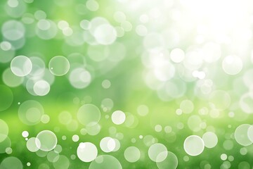 Soft green bokeh background with shimmering light effects