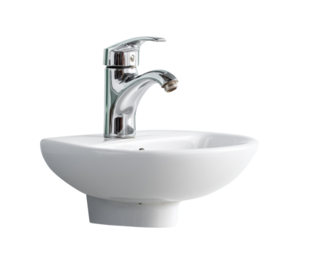 Modern bathroom sink with elegant faucet design for home decor