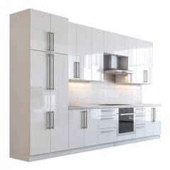 Modern white kitchen design ideas for small spaces with cabinets and appliances for home interior decor