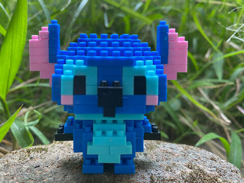 Stich figures of Lilo and Stich movie characters