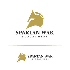 Spartan logo design concept vector. Spartan Logo Design Template. Creative Symbol. Icon