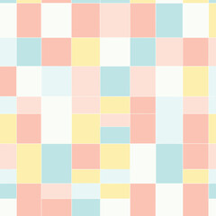 Pastel Square Grid Pattern for a Calming Aesthetic