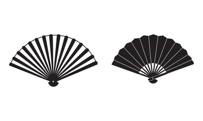Vintage Hand Fan Images vector illustration