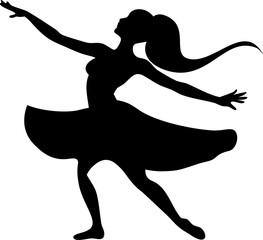 dancer mid twirl in spotlight   elegant silhouette (1).eps