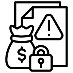 Financial Alert Icon