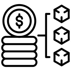 Stacked Currency Icon