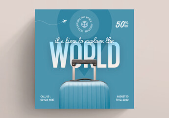 Travel Social Media Post Layout
