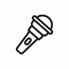 microphone recording audio icon vector sign