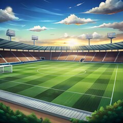 view of soccer field with grass