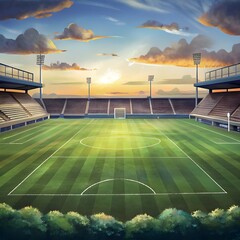 view of soccer field with grass