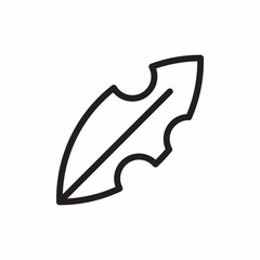 Fototapeta premium plant leaves icon vector sign