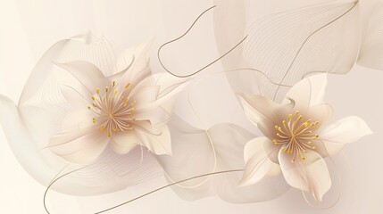 Elevate Your Design with Sleek Modern Simple Geometric Flower Backgrounds! Merge the elegance of nature with contemporary minimalism using these striking backdrops. Featuring clean lines, bold shapes,