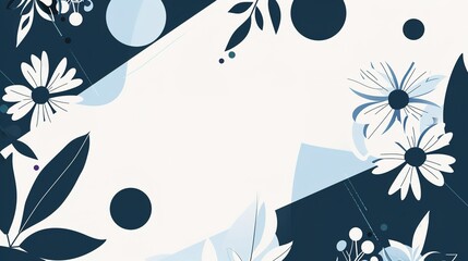 Elevate Your Design with Sleek Modern Simple Geometric Flower Backgrounds! Merge the elegance of nature with contemporary minimalism using these striking backdrops. Featuring clean lines, bold shapes,