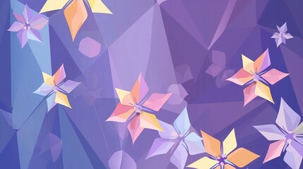 Elevate Your Design with Sleek Modern Simple Geometric Flower Backgrounds! Merge the elegance of nature with contemporary minimalism using these striking backdrops. Featuring clean lines, bold shapes,