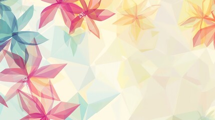 Elevate Your Design with Sleek Modern Simple Geometric Flower Backgrounds! Merge the elegance of nature with contemporary minimalism using these striking backdrops. Featuring clean lines, bold shapes,