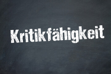 Obraz premium Kritikfähigkeit 