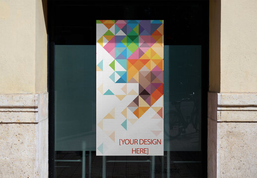 Mockup Design Display in Valencia City Center