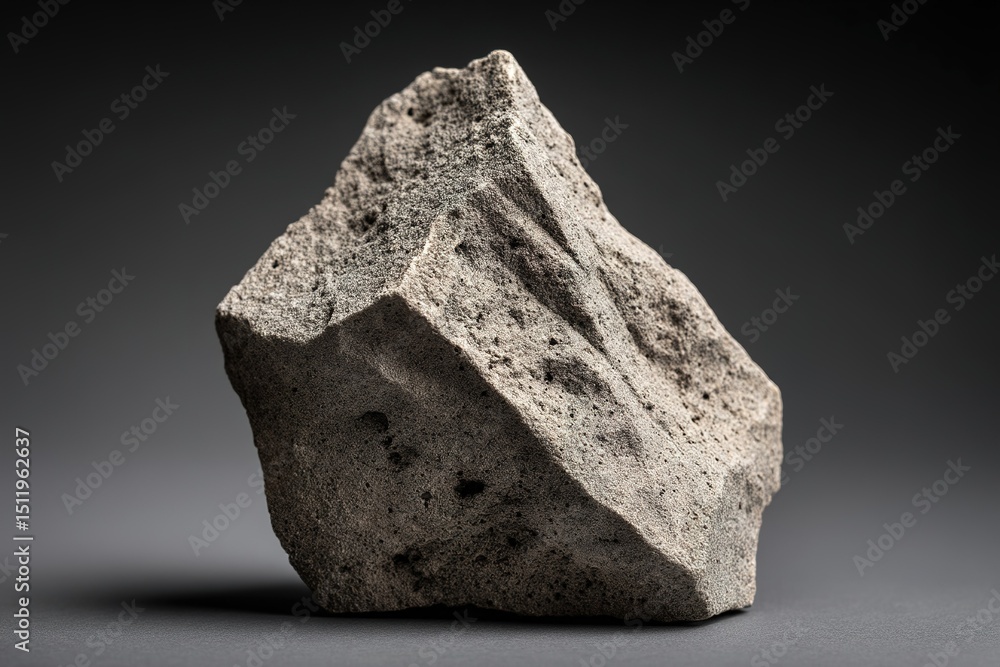 Poster unique volcanic rock formation showcasing intricate textures and natural patterns in a dark setting