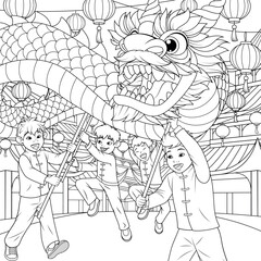Vector illustration, Chinese New Year