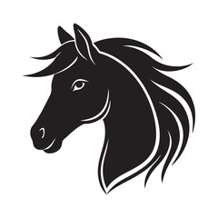 Horse Profile Displaying Strong Features