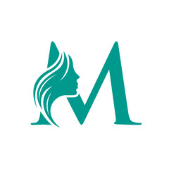 Modern style Letter M logo design